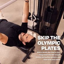Load image into Gallery viewer, CENTR SF33 FUNCTIONAL TRAINER W/ SELECTORIZED SMITH BAR
