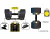Load image into Gallery viewer, MX 55 DUMBBELL SYSTEM W/STAND
