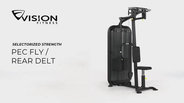 Rear delt pec fly machine workout video preview