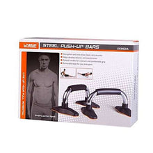 Load image into Gallery viewer, LIVEUP STEEL PUSH UP BAR
