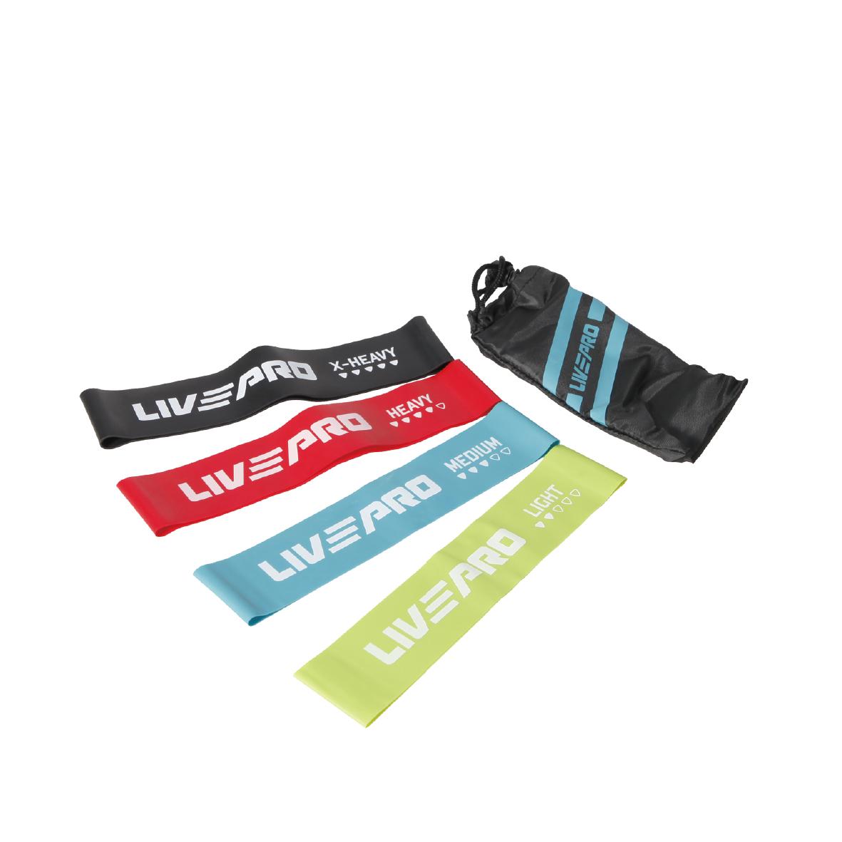 LIVEPRO RESISTANCE LOOP BAND (4 PCS SET)